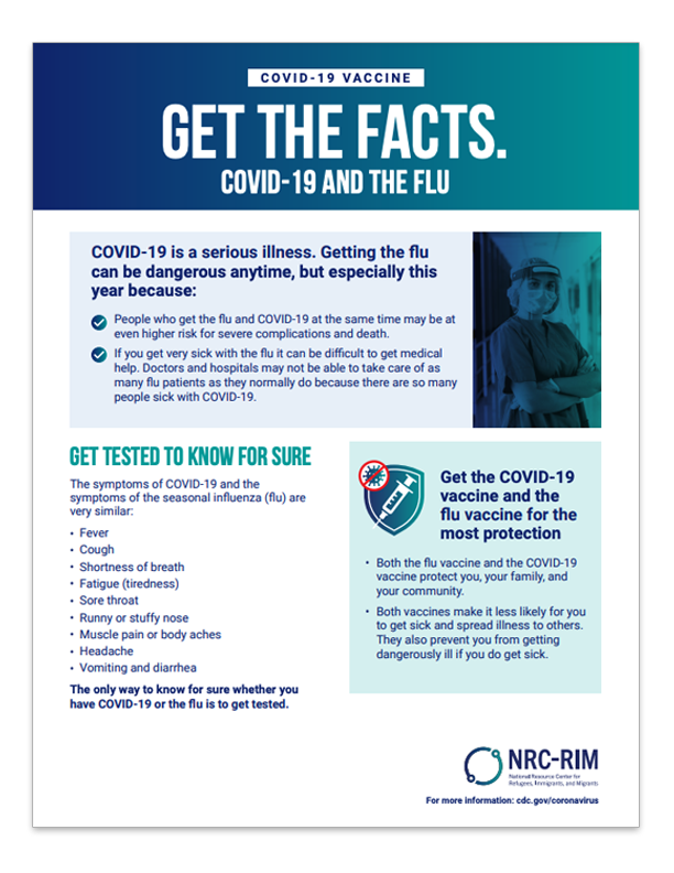Preview of NRC-RIM's fact sheet on the flu