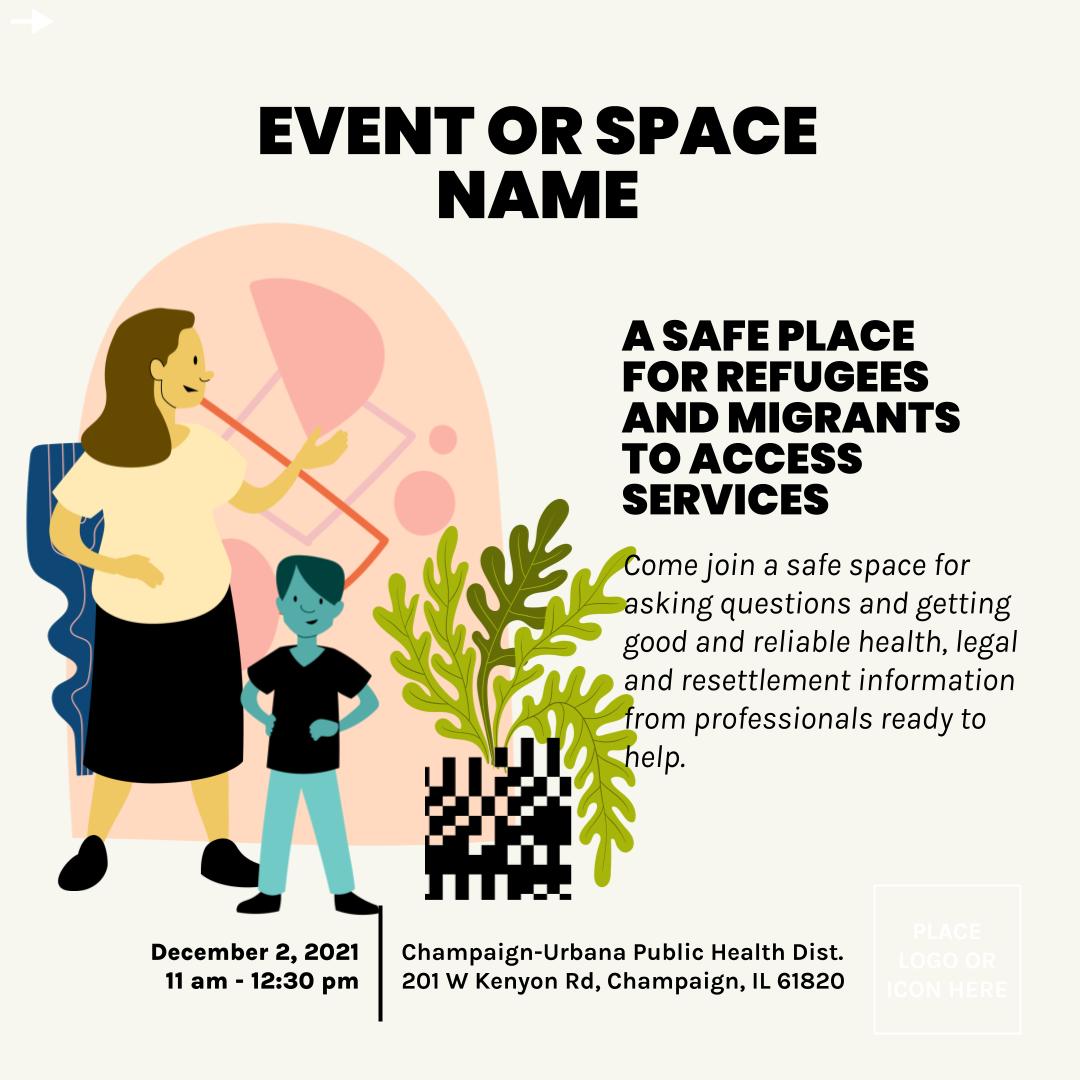 Template for Healthy Spaces event invite