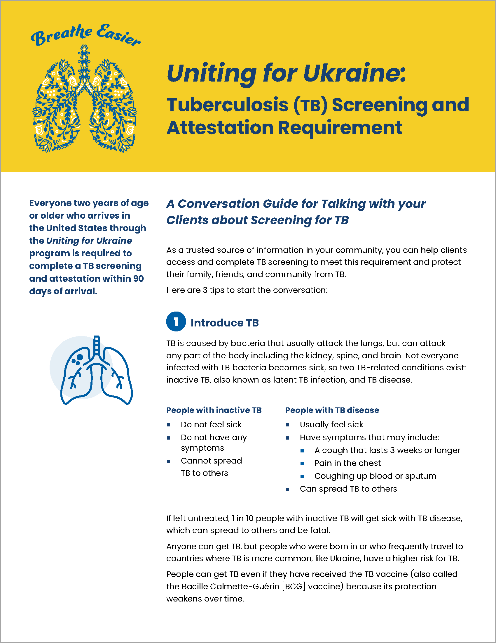 CDC Conversation Guide Ukrainian TB Info thumbnail