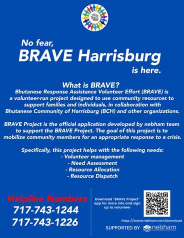 BRAVE Harrisburg flyer