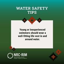 Preview of water safety social media assets