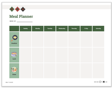 meal planner handout